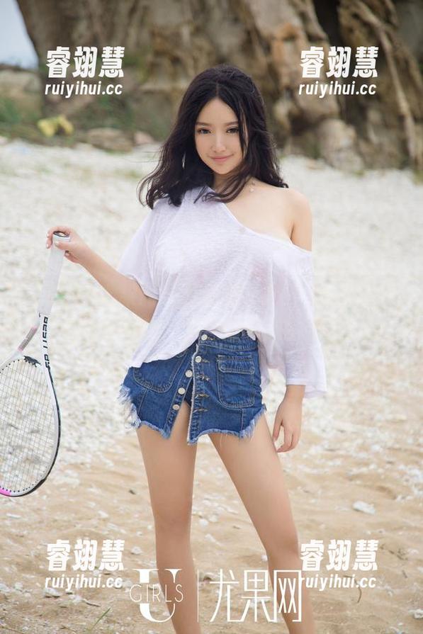 UGirls尤果网 - 别眨眼，Mikka涵涵吊带写真更新，承包你今天的欢乐！