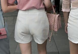 魔镜街拍图包：精选牛仔热裤美女，害我反复看这码数！